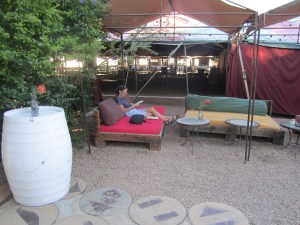 Waiting for flight time.